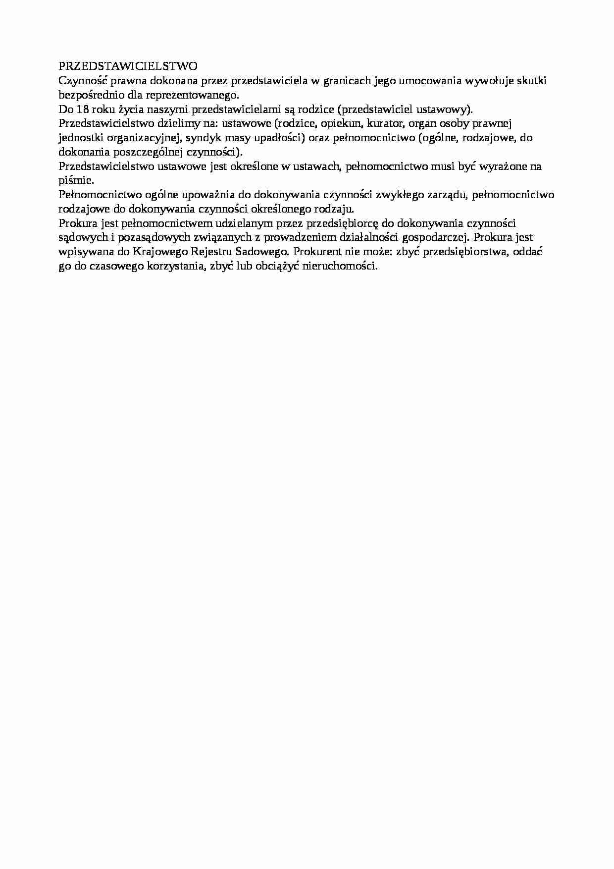 Przedstawicielstwo-opracowanie - strona 1