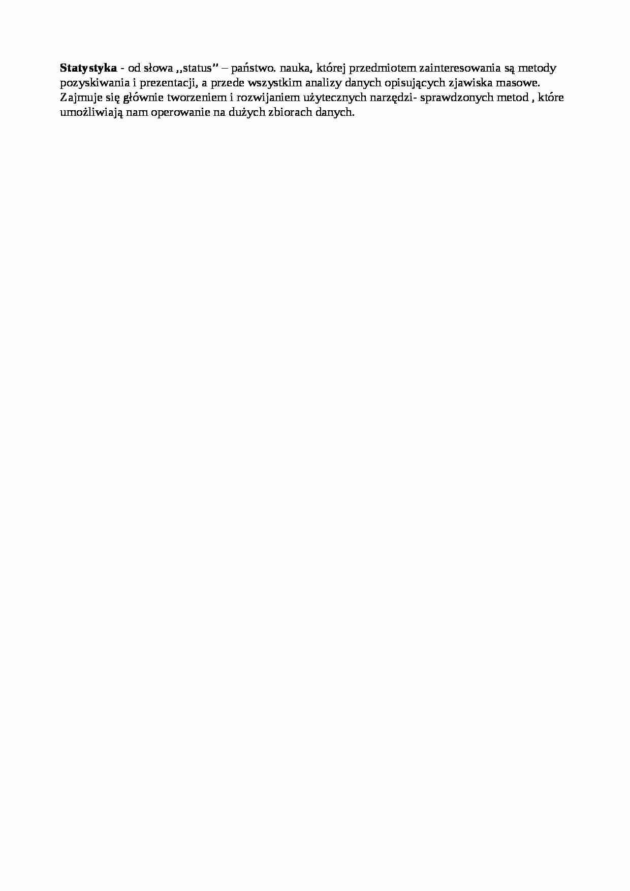 Statystyka-definicja - strona 1