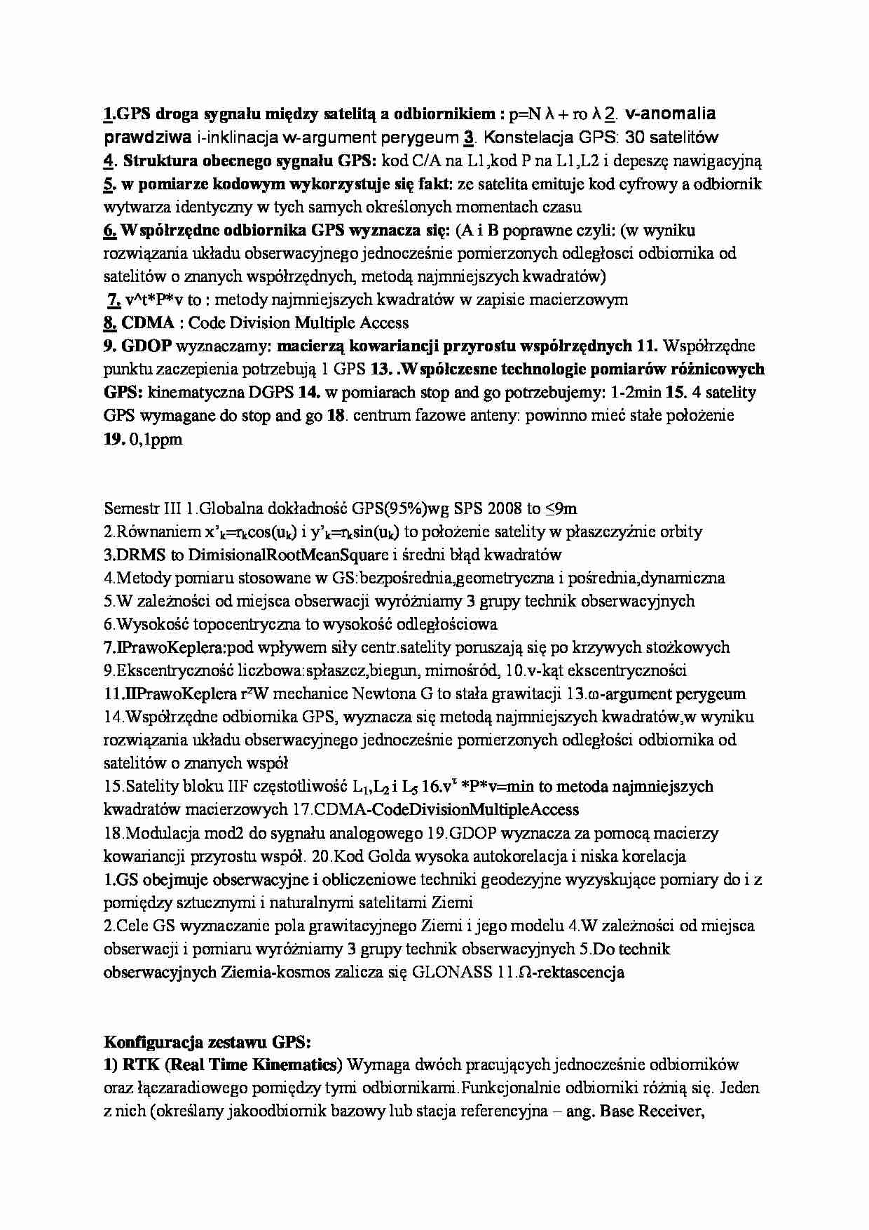 Odpowiedzi na zaliczenie - strona 1