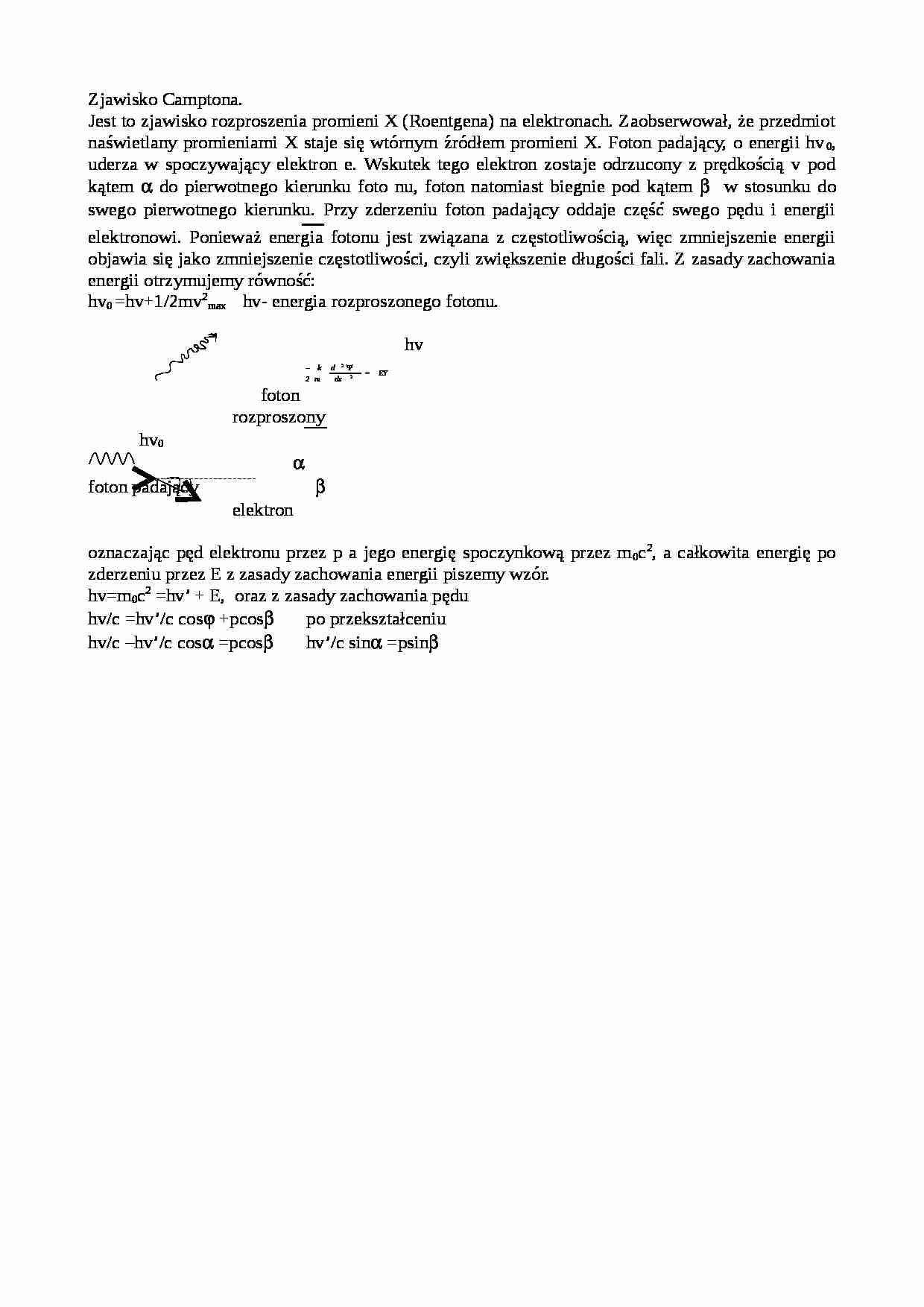 Zjawisko Camptona-opracowanie - strona 1