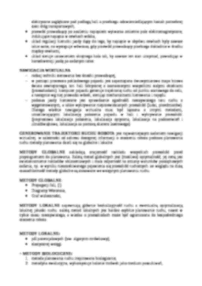 Sterowanie autonomicznych robotów mobilnych-opracowanie - strona 2