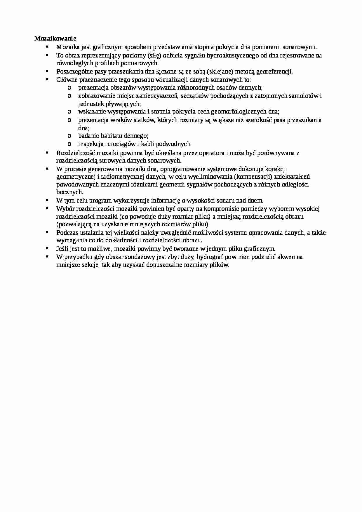 Mozaikowanie-opracowanie - strona 1