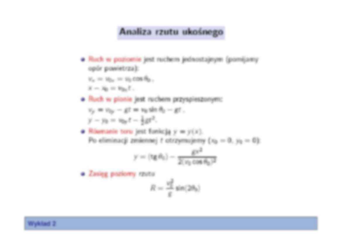 Rzut ukosny - omówienie - strona 3