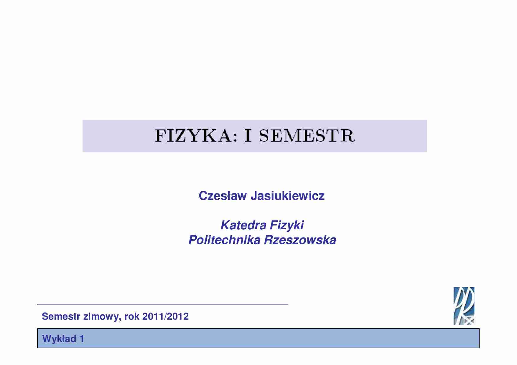 Cele fizyki - omówienie - strona 1