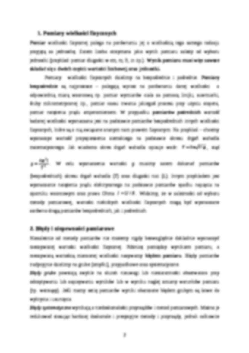 Niepewność pomiarów - analiza - strona 2