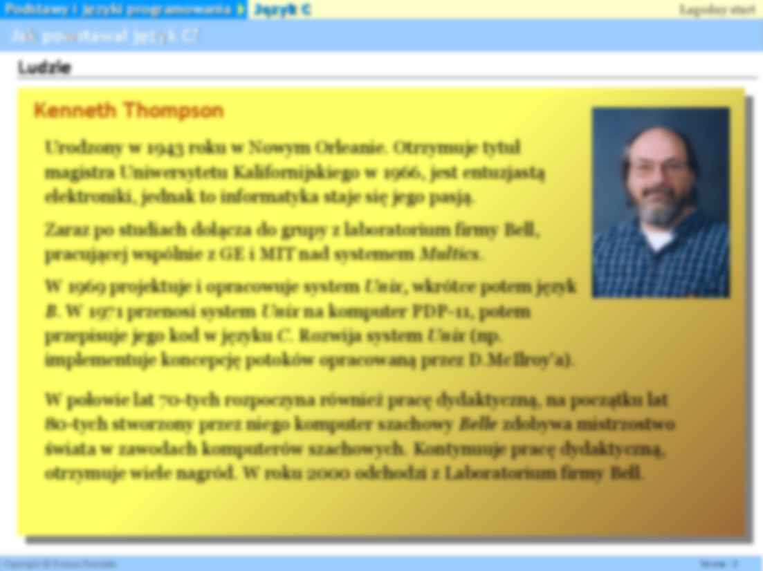 Wprowadzenie do programowania w języku C - omówienie - strona 2