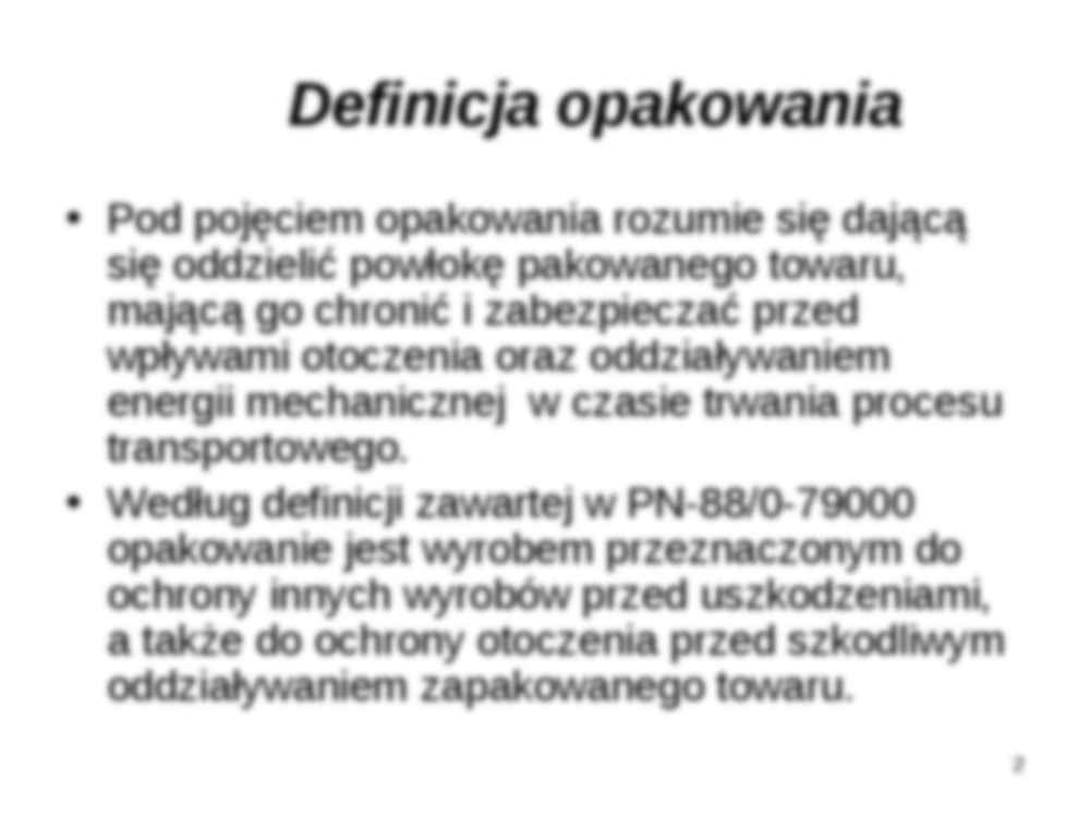 Opakowania - omówienie - strona 2