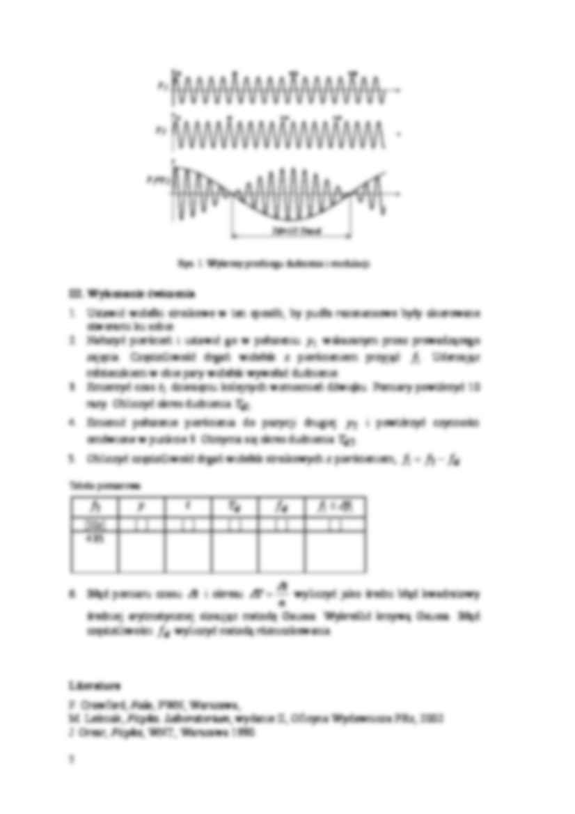 Wyznaczanie drgań widełek stroikowych - omówienie - strona 2
