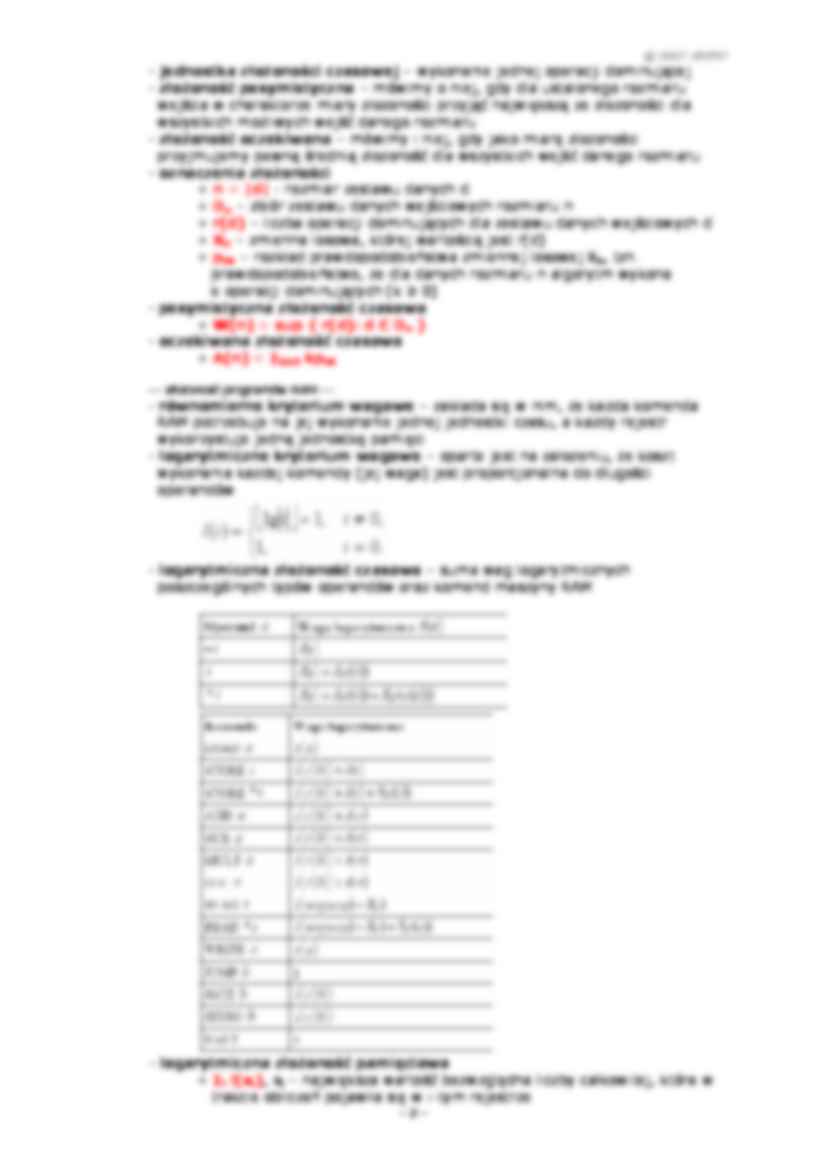 Lgorytmy i metody obliczeń - omówienie - strona 2