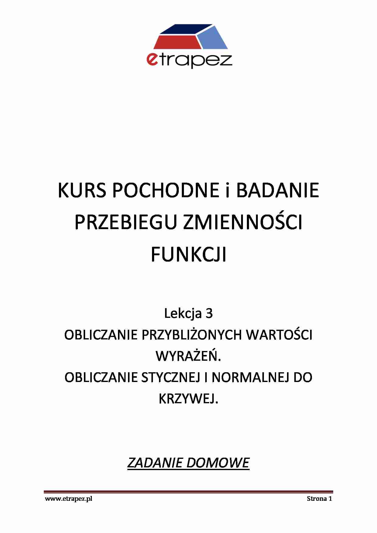 Obliczanie przybliżonych wartości wyrazeń - strona 1