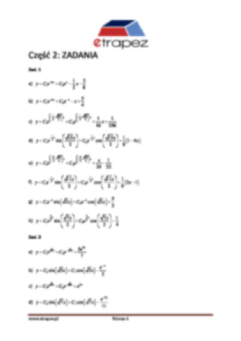 Równania różniczkowe 2 rzędu - omówienie - strona 3