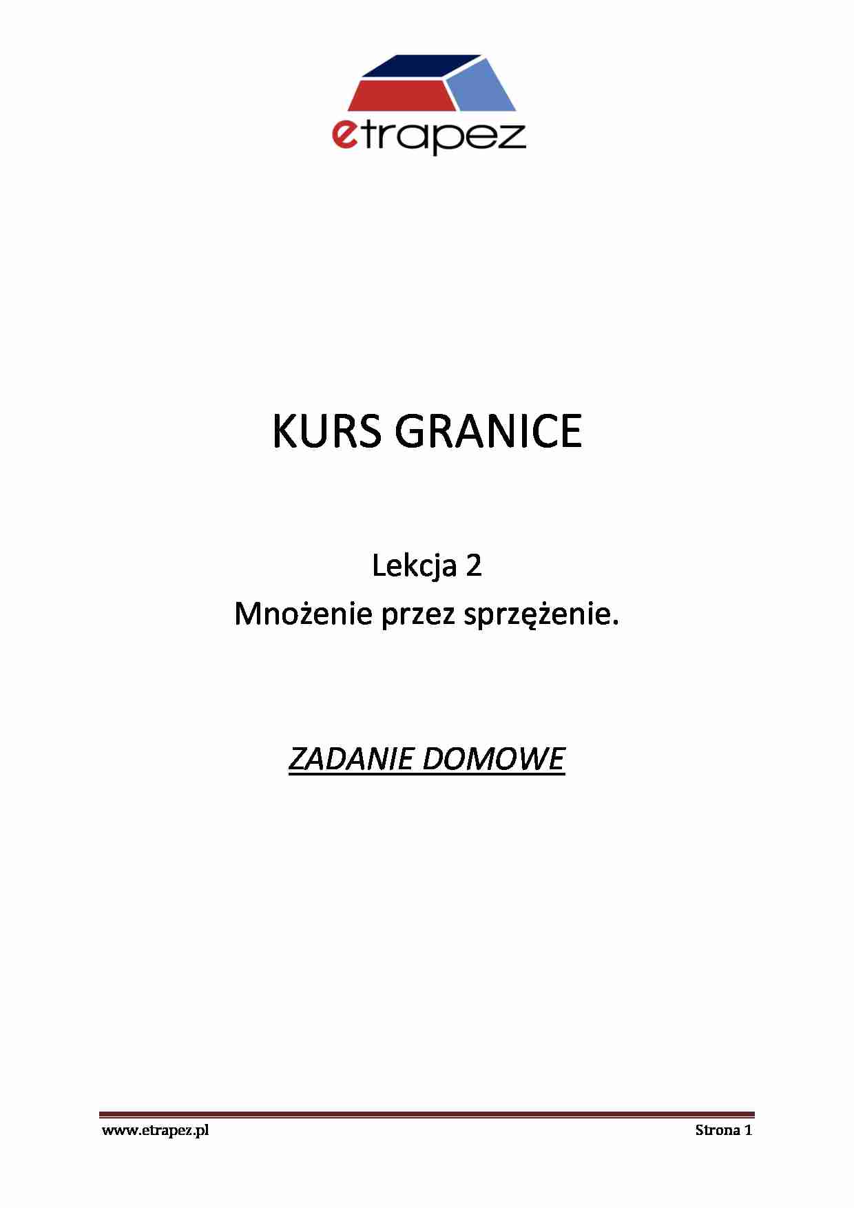 Mnożenie - zadania - strona 1