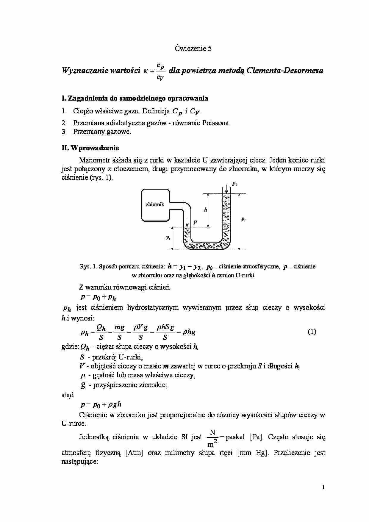Wyznaczanie wartości dla powietrza - omówienie - strona 1
