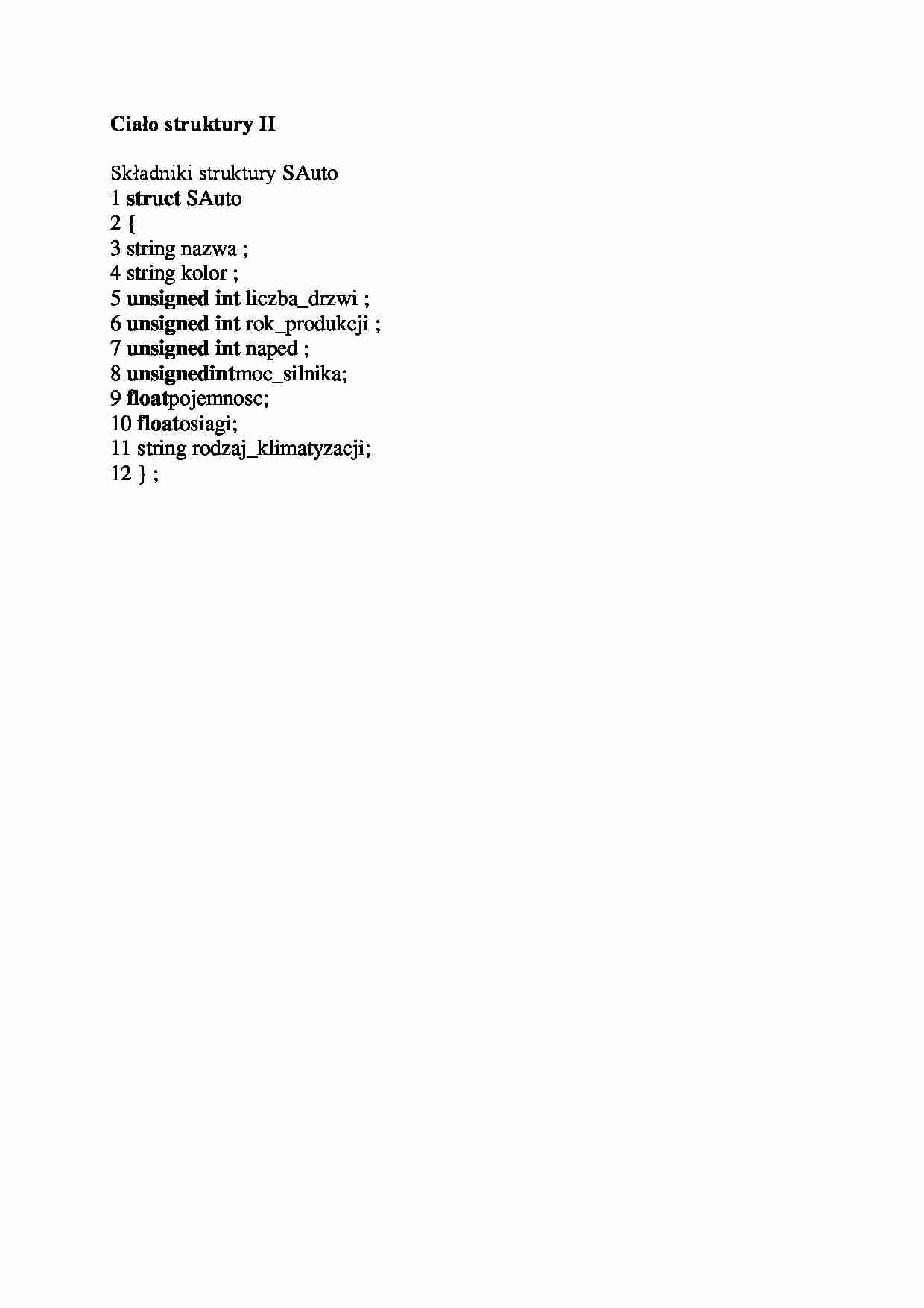 Ciało struktury II-opracowanie - strona 1