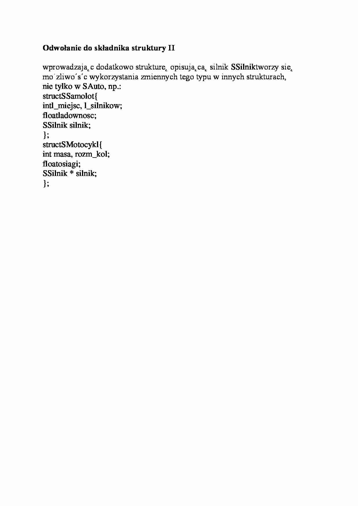 Odwołanie do składnika struktury II-opracowanie - strona 1