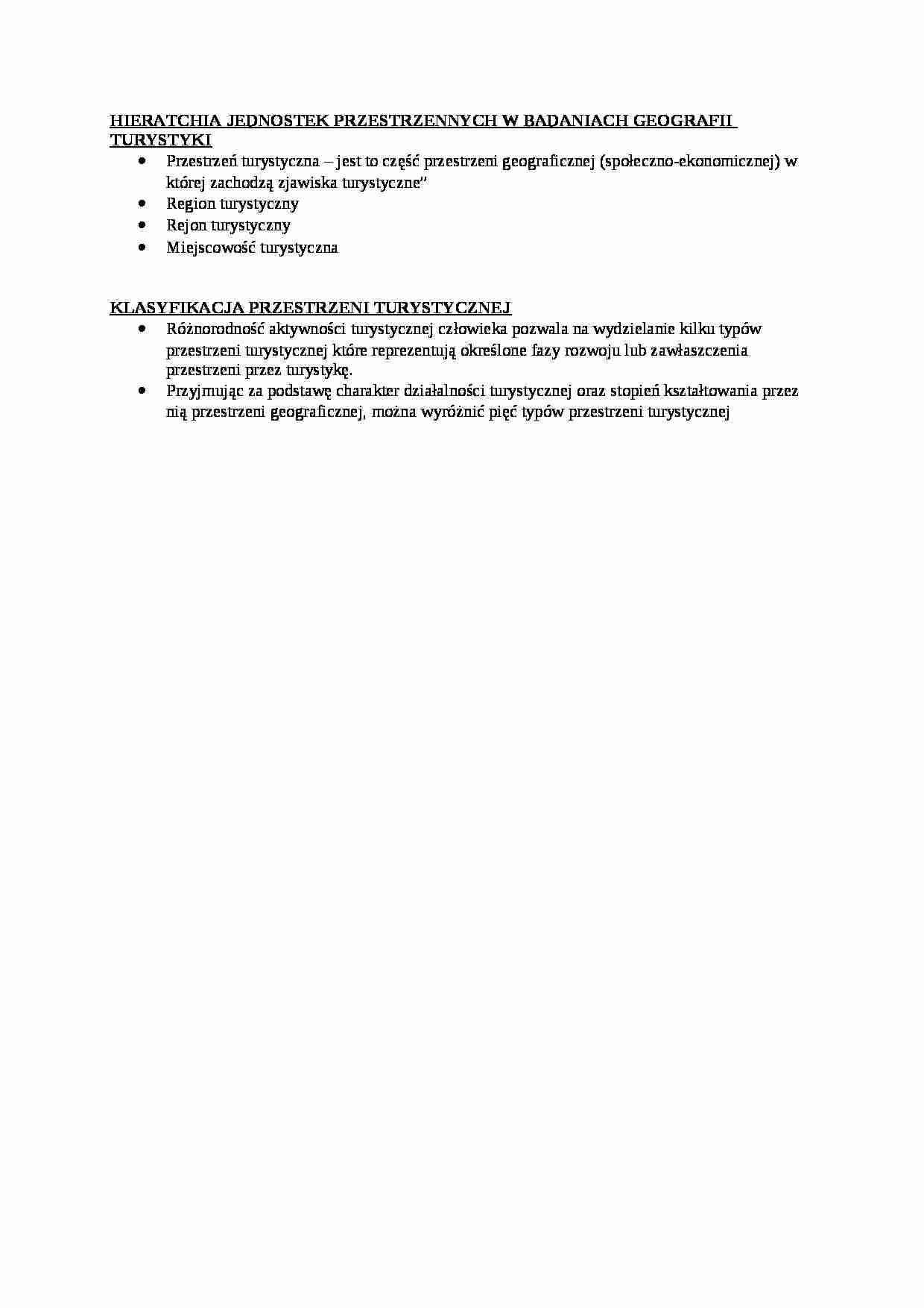 Hierarchia jednostek przestrzennych - omówienie - strona 1