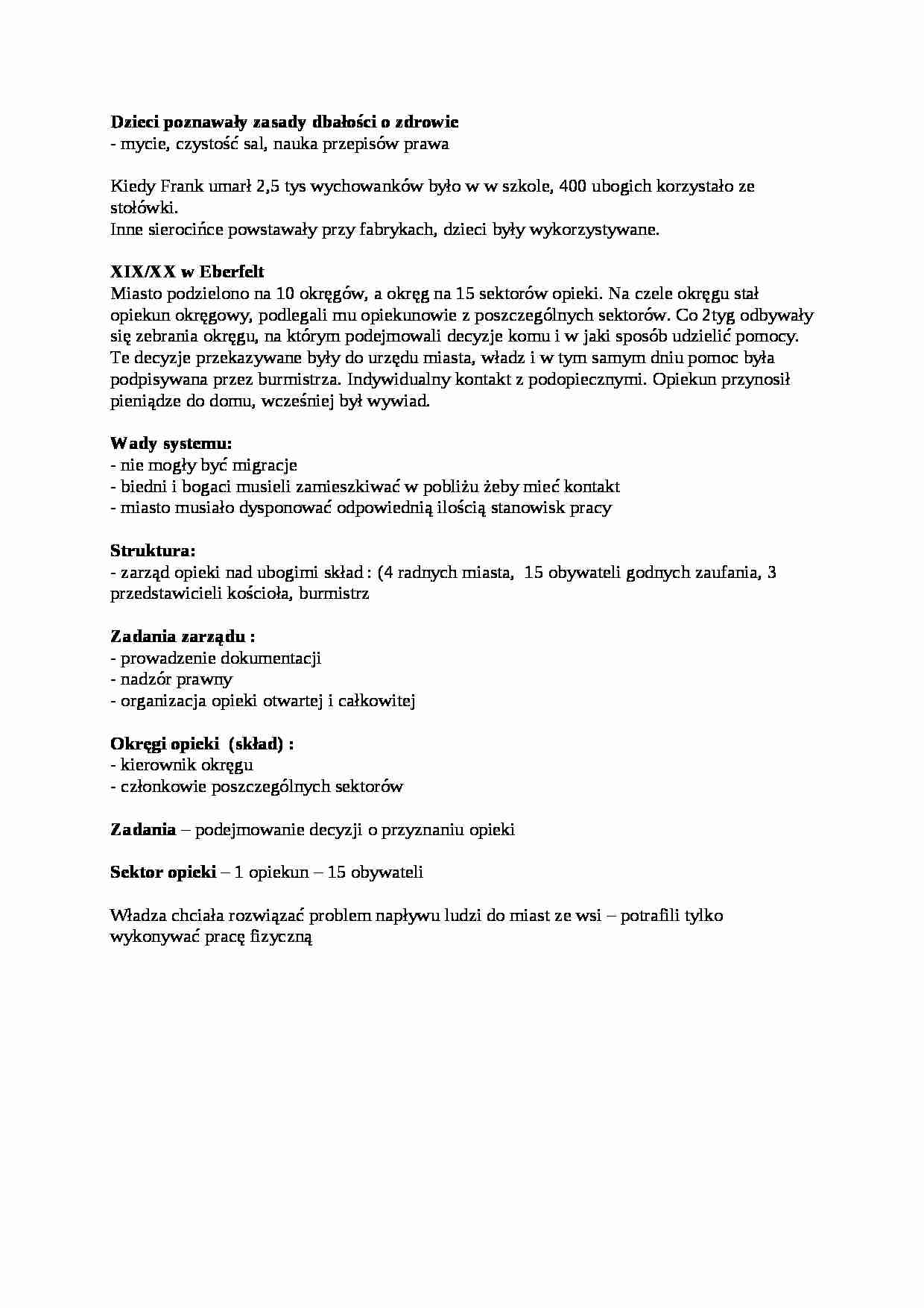 Zasady dbałości o zdrowie  - omówienie  - strona 1