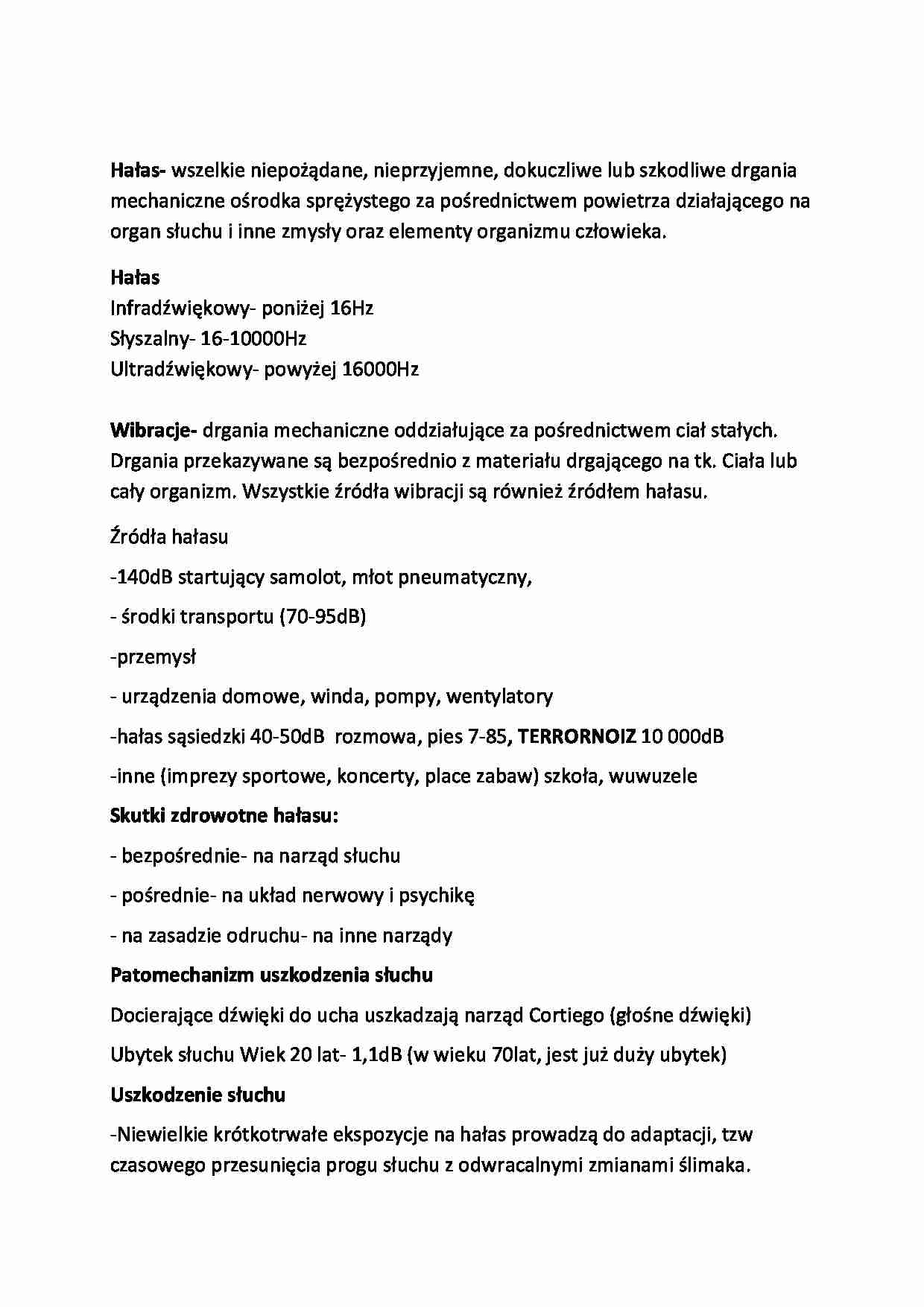 Hałas - wykład - strona 1