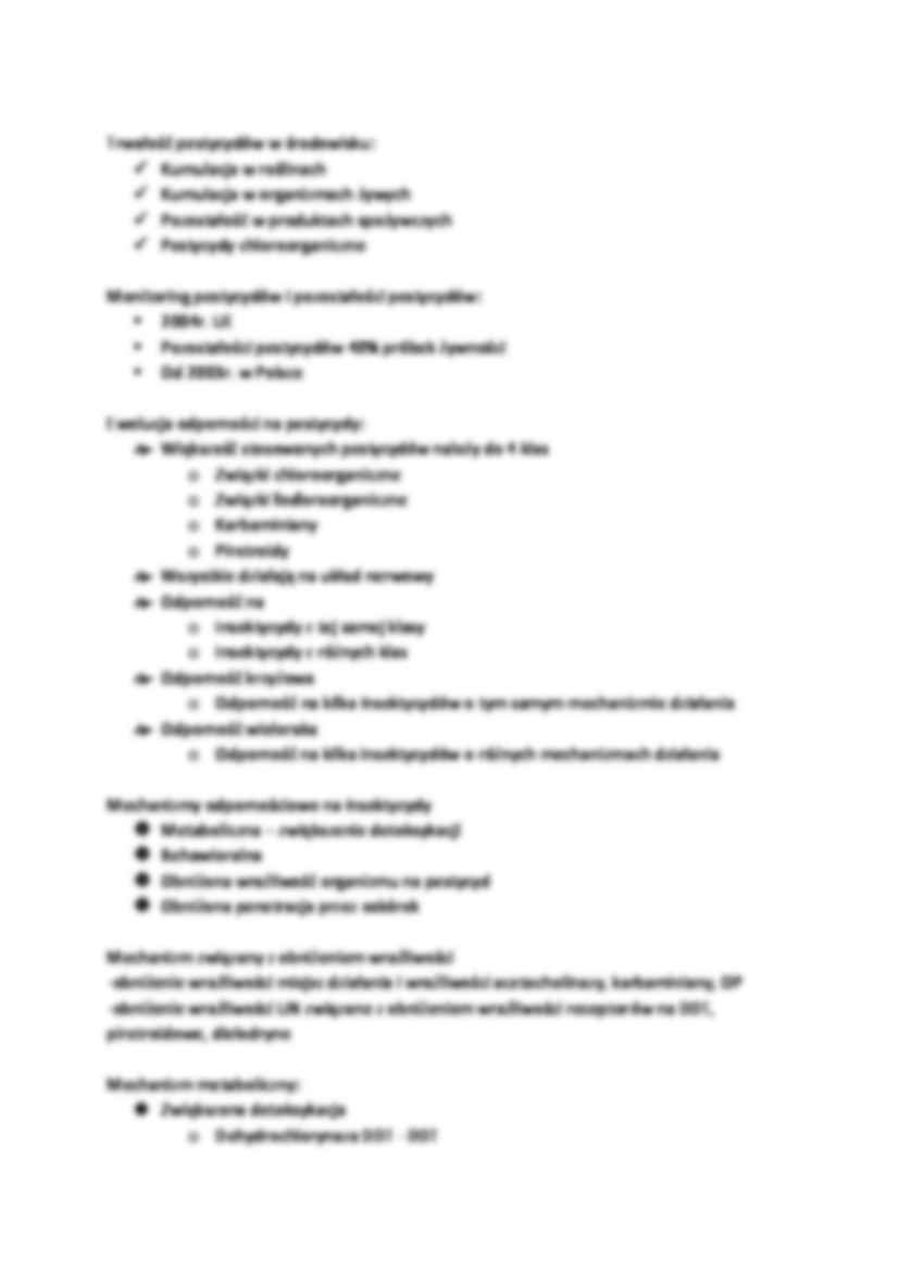 Pestycydy i ich podział - wykład - strona 3