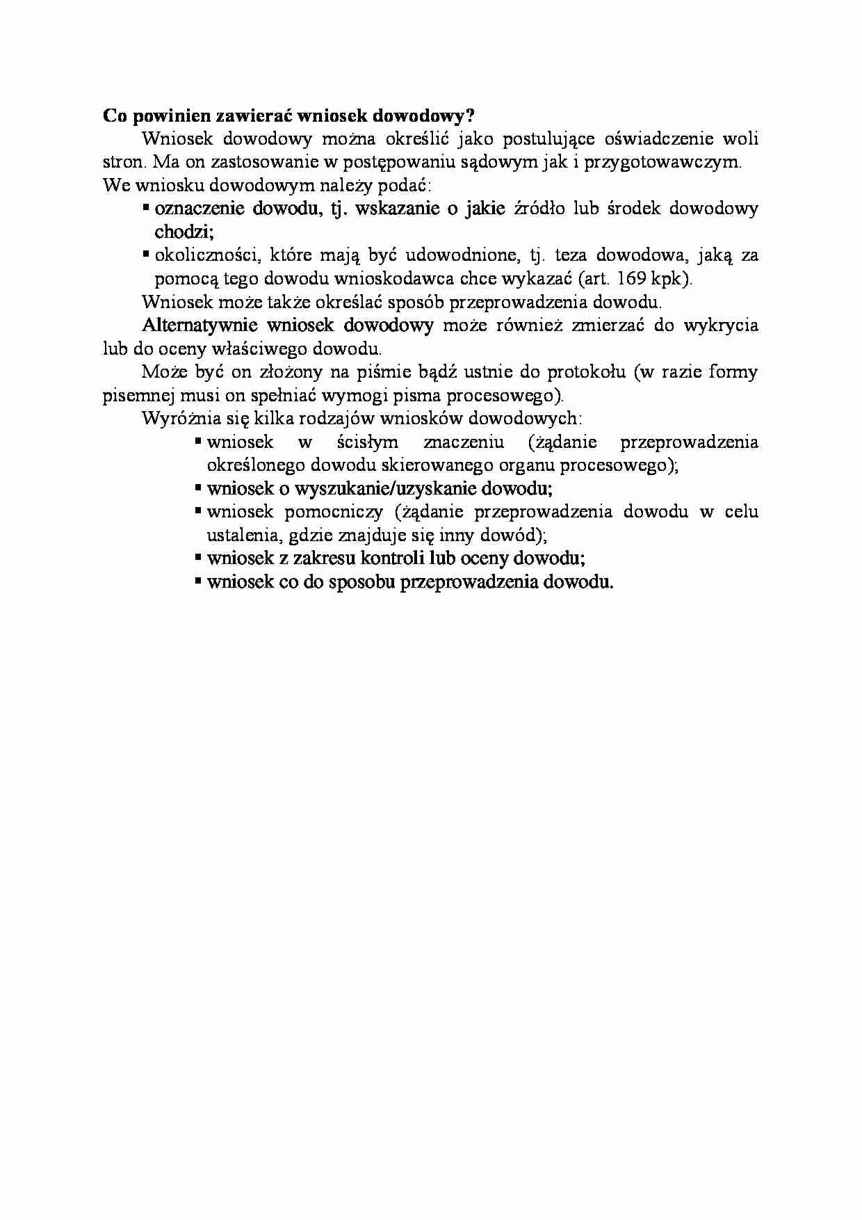 Wniosek dowodowy-opracowanie - strona 1