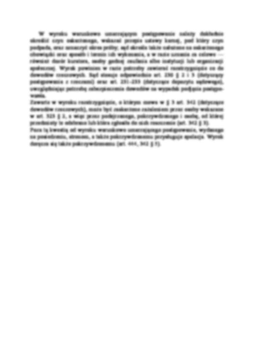 Przykładowe przyczyny skierowania sprawy przez prezesa sądu na posiedzenie-opracowanie - strona 3