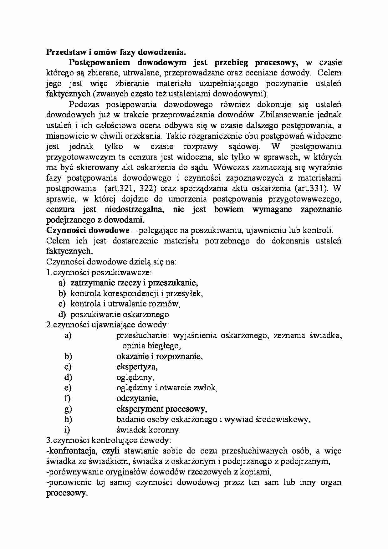 Przedstaw i omów fazy dowodzenia-opracowanie - strona 1