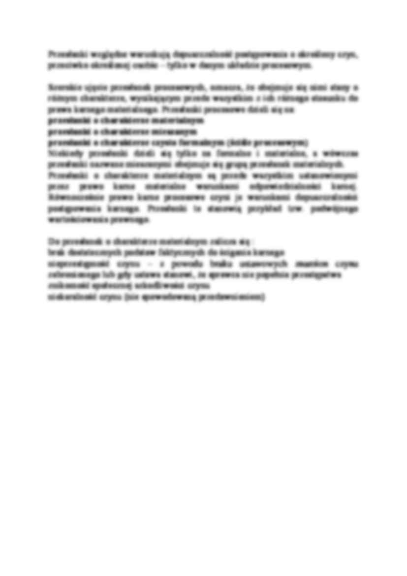 Podział przesłanek procesowych-opracowanie - strona 3