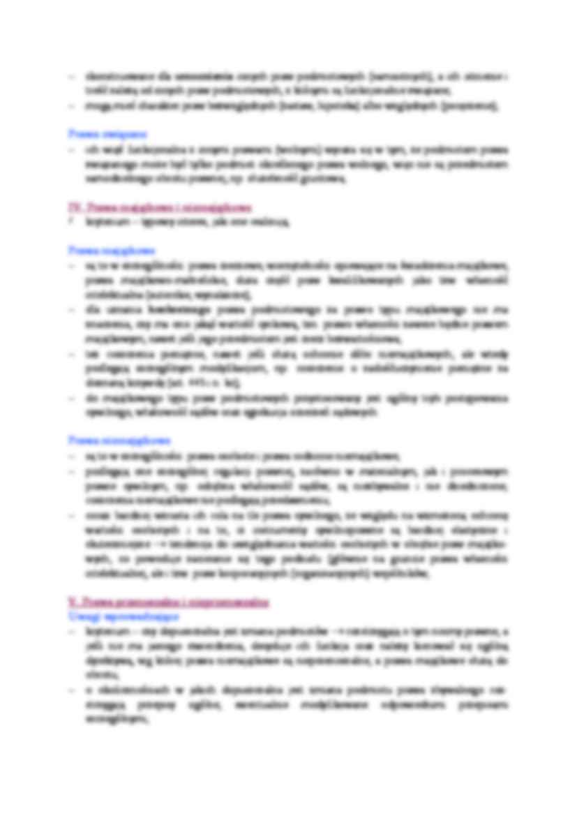 Rodzaje praw podmiotowych-opracowanie - strona 2