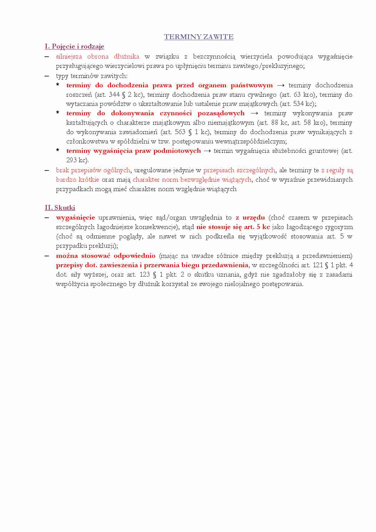 Terminy zawite-opracowanie - strona 1