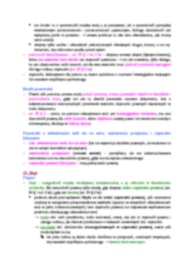 Wady oświadczenia woli-opracowanie - strona 2