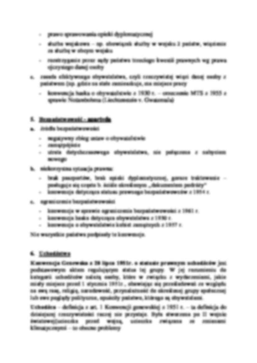 Ludność w prawie międzynarodowym-opracowanie - strona 3