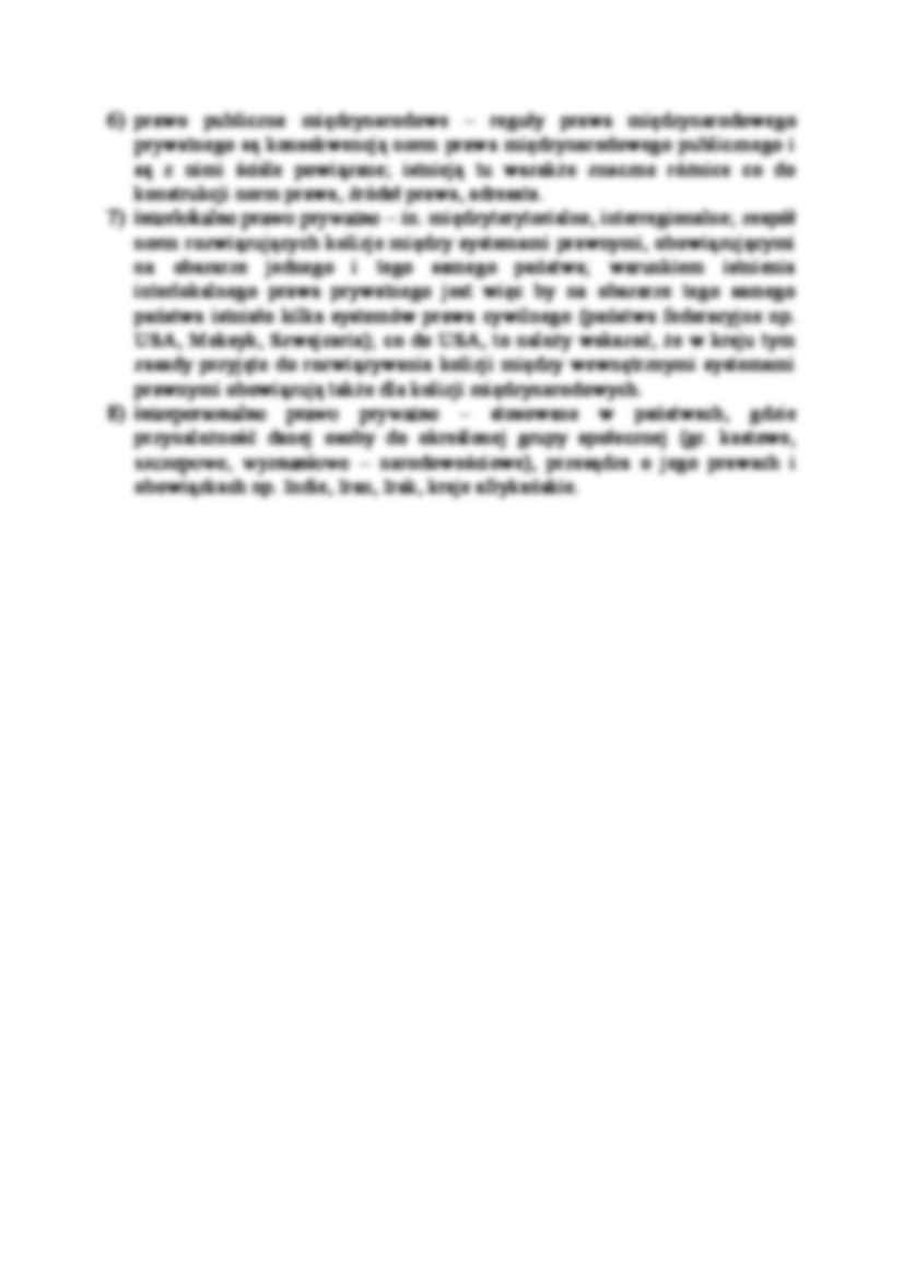 Definicja prawa prywatnego międzynarodowego-opracowanie - strona 2