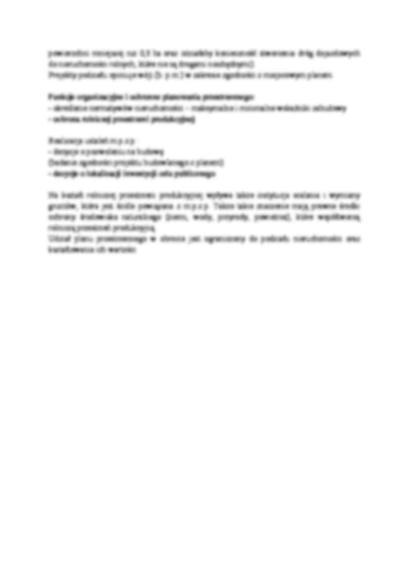 Funkcje planowania przestrzennego-opracowanie - strona 2