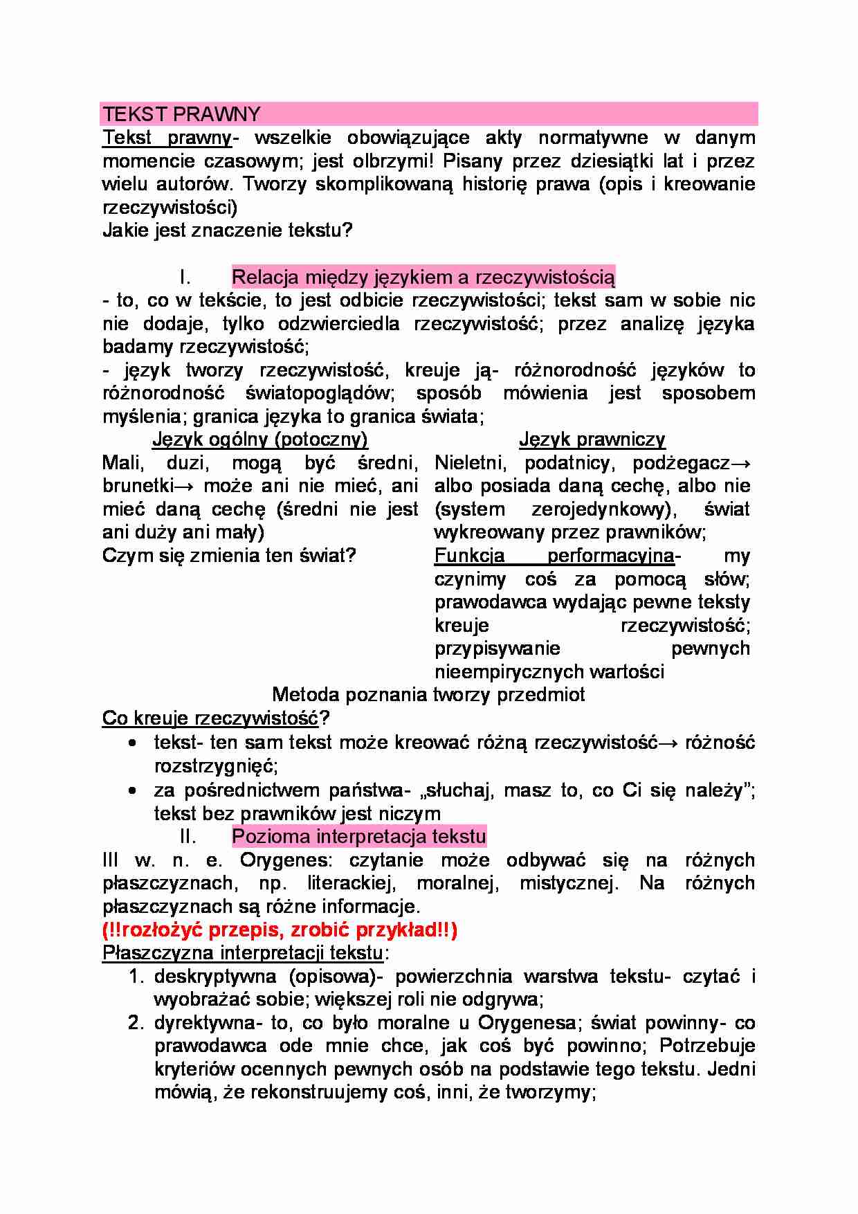 Tekst prawny-opracowanie - strona 1