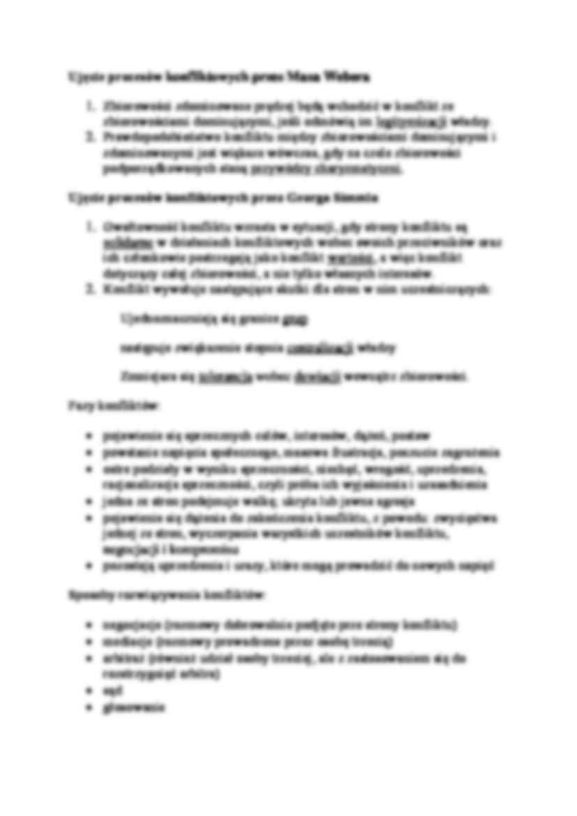 Konflikty społeczne-opracowanie  - strona 3