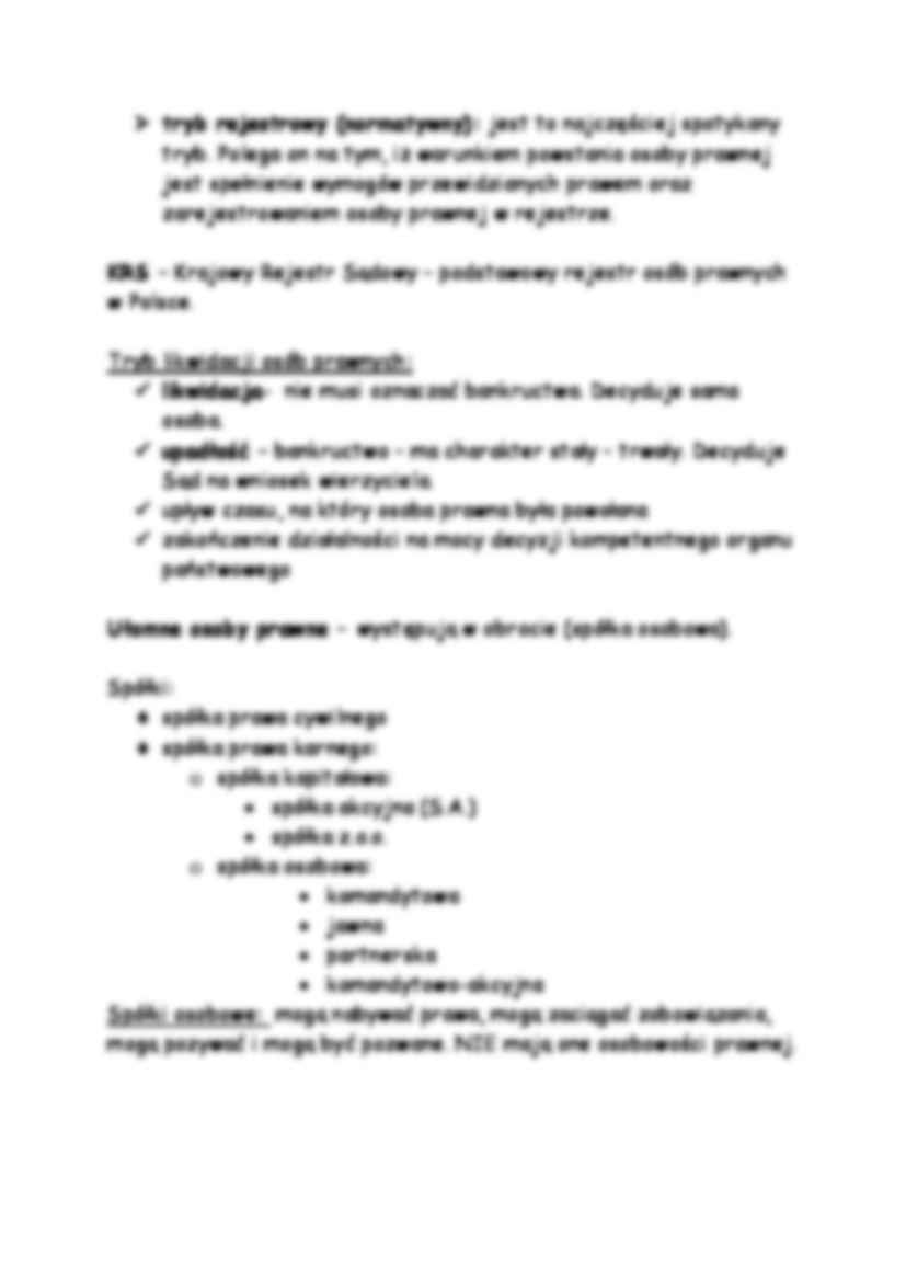 Osoba prawna-opracowanie  - strona 2