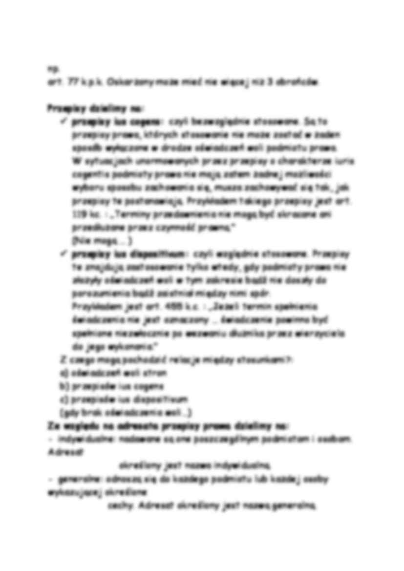 Przepis prawny-opracowanie  - strona 2