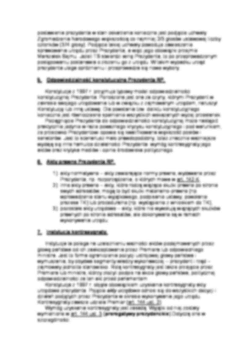Charakter prawny i funkcje Prezydenta RP-opracowanie - strona 3