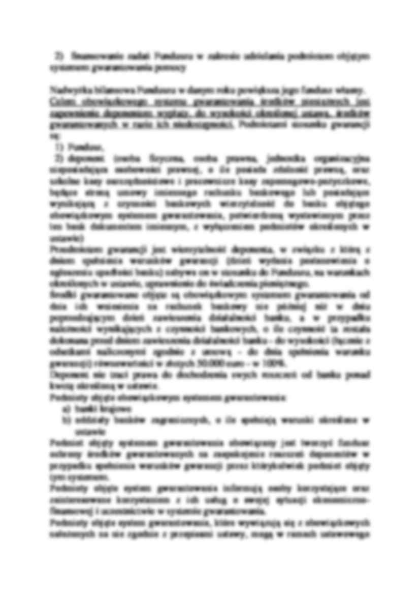 Bankowy Fundusz Gwarancyjny-opracowanie - strona 2