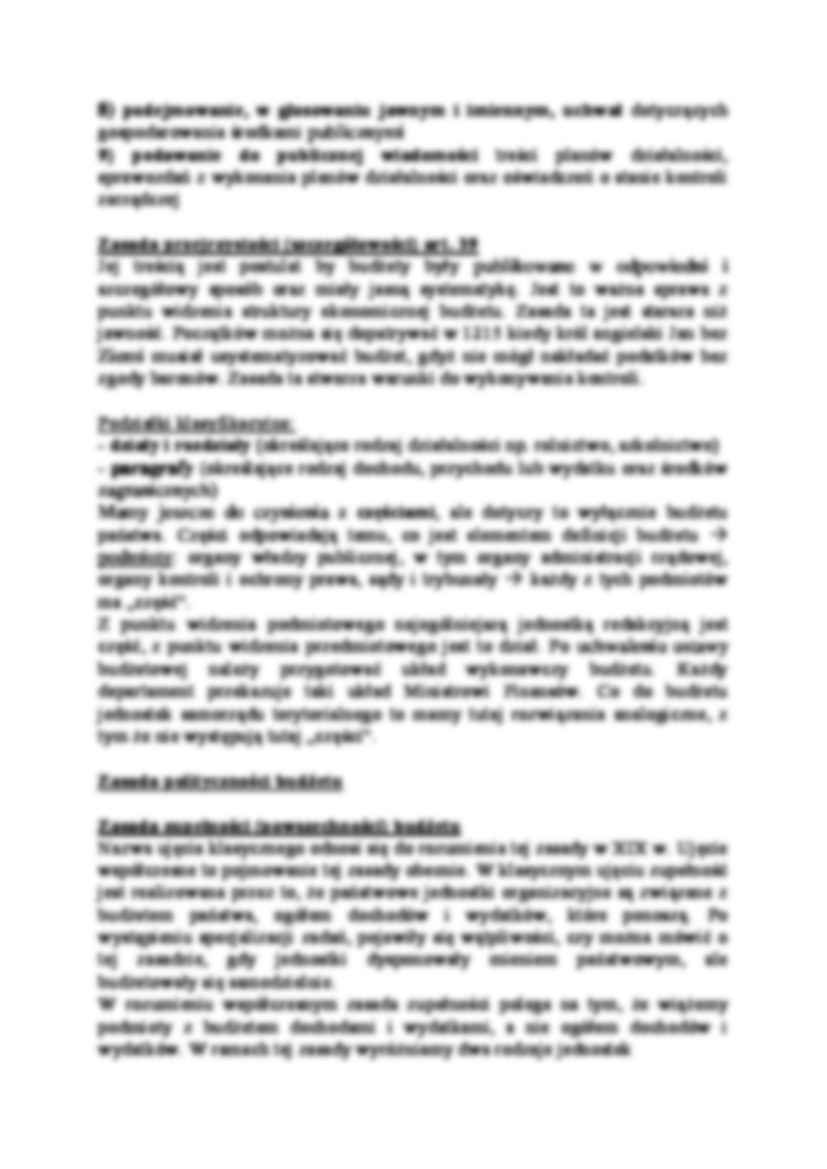 Zasady rządzące finansami publicznymi-opracowanie - strona 2