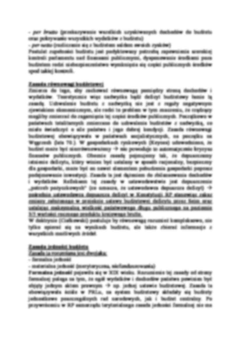 Zasady rządzące finansami publicznymi-opracowanie - strona 3