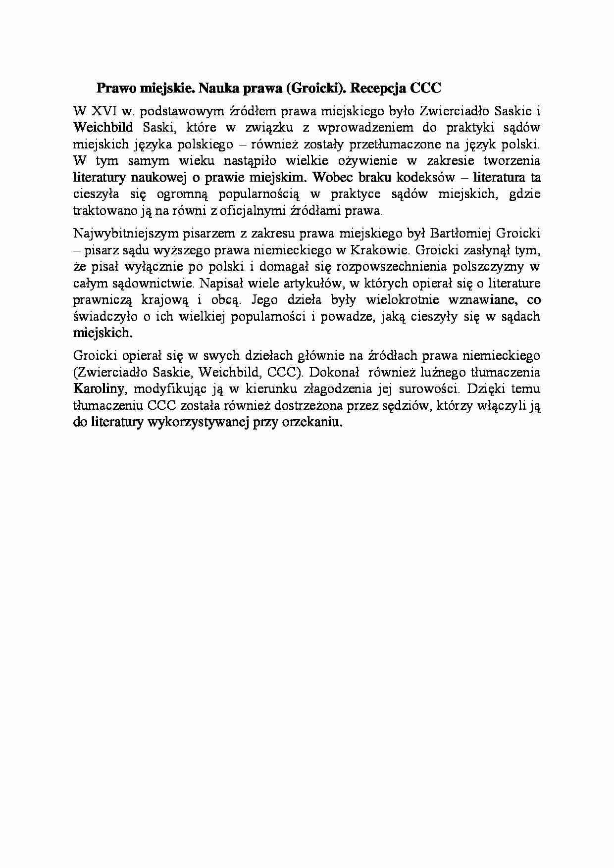 Prawo miejskie-opracowanie - strona 1