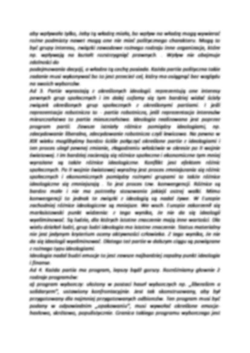 Cechy partii politycznych-opracowanie - strona 2