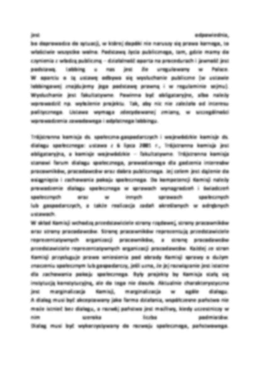 Pojęcie i cechy lobbingu-opracowanie - strona 2