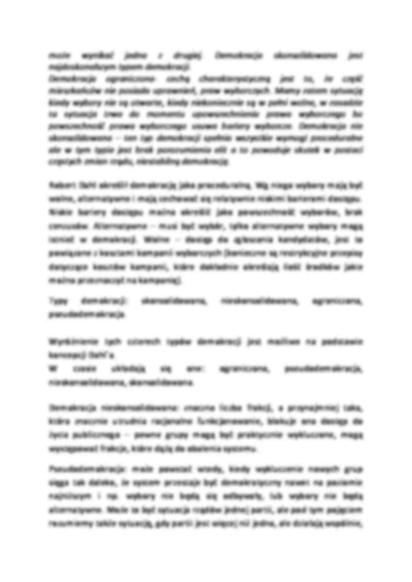 Typologia demokracji-opracowanie - strona 2