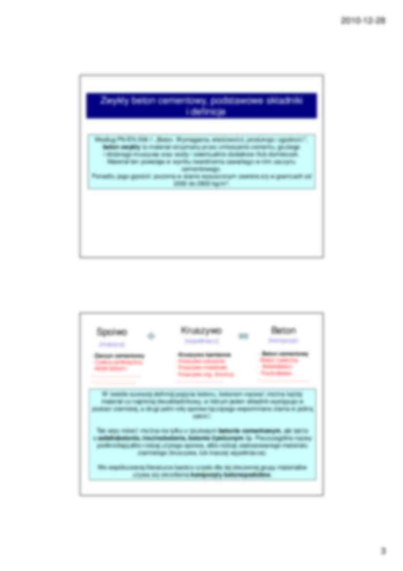 Technologia betonu - wykład 1 - strona 3