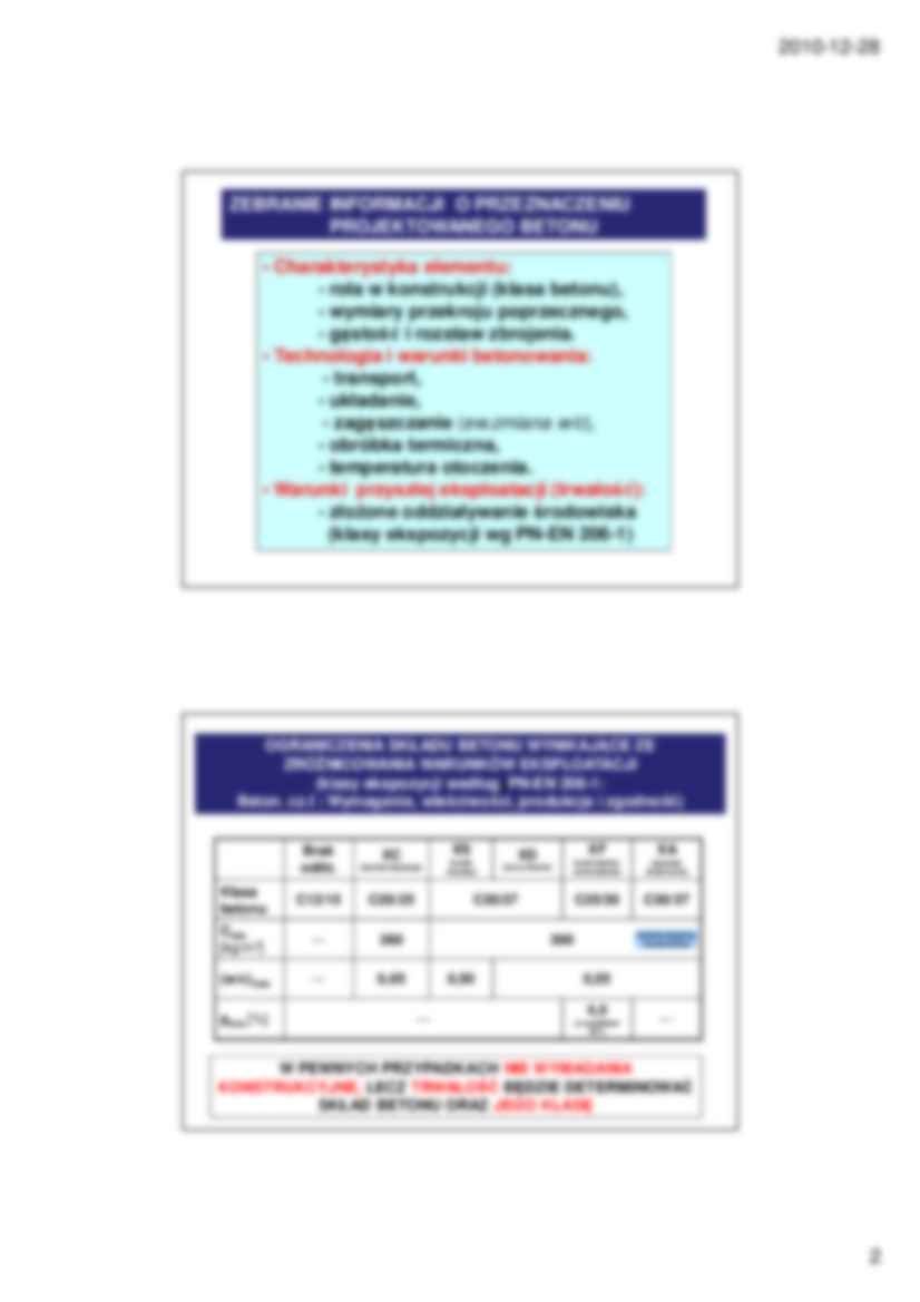 Technologia betonu - wykład 8 - strona 2