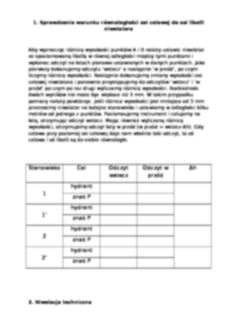 Geodezja - sprawdzian - strona 2