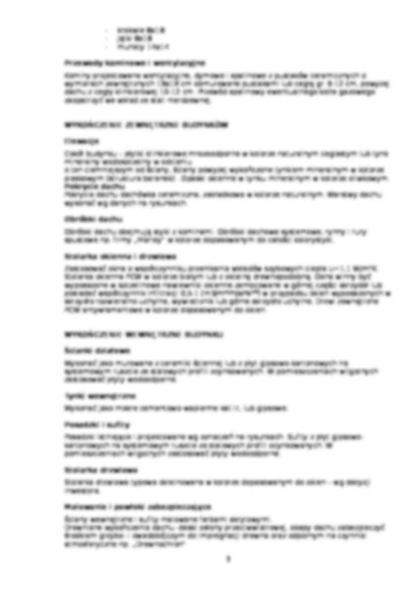 Projekt architektonicznobudowlany - opis techniczny - strona 3