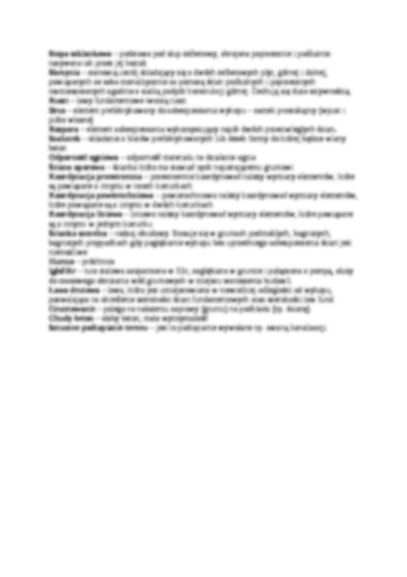 Budownictwo - pojęcia - strona 2